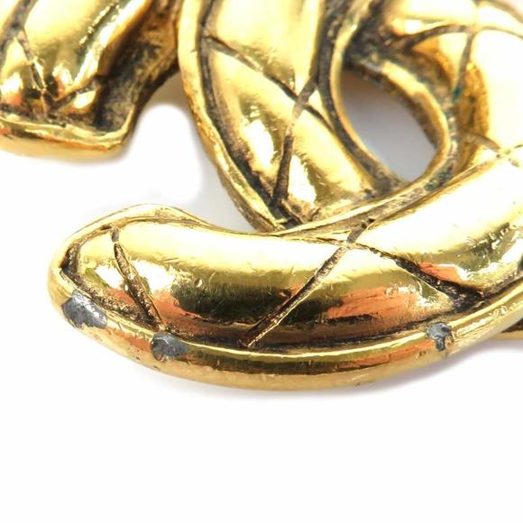 CHANEL Charm Key Ring Coco Mark Vintage Metal Gold Unisex - Picture 3 of 5